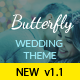 Butterfly - A Wedding WordPress Theme - ThemeForest Item for Sale
