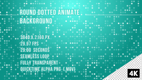 Round Dotted Animate overlay Background