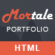 Mortale | One Page Personal Portfolio HTML Template - ThemeForest Item for Sale