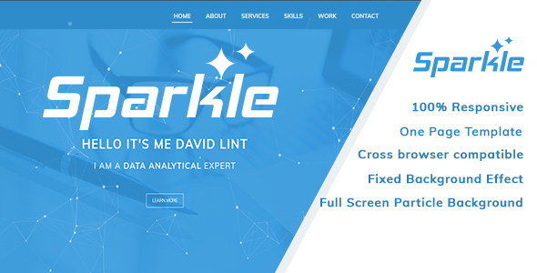 Sparkle - Personal Portfolio Template