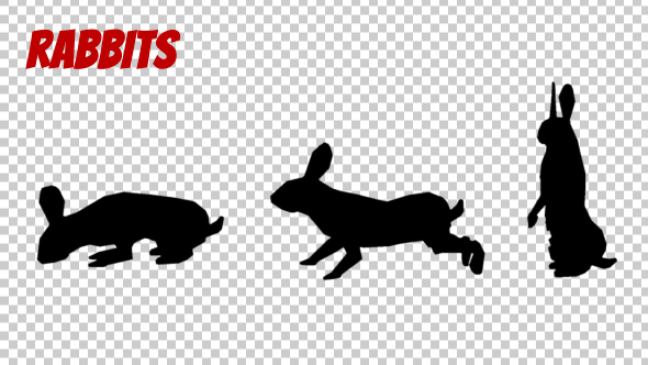 Rabbit Silhouettes Pack alt