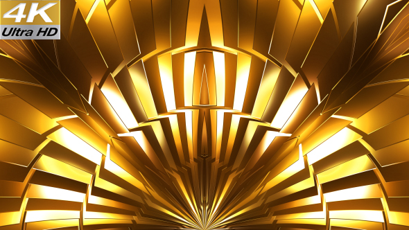 Gold 3D Background 4k