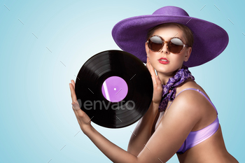 a vinyl records / LP.