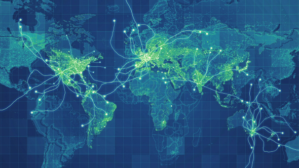 Green Global Map Network Rollback 4K alt