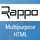 Rappo - Onepage Multipurpose HTML5 Template - ThemeForest Item for Sale