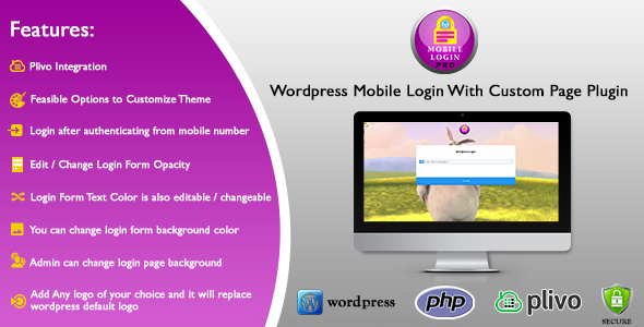 Wordpress Mobile Login With Custom Page Plugin