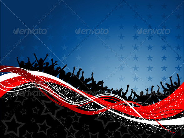Fourth of July party background