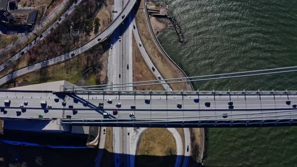 Verrazano Narrows Suspension Bridge Staten Island NY