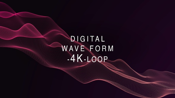 Digital Wave Form Background