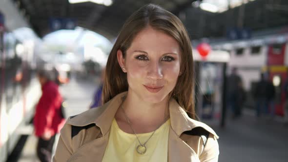 Lifestyle Portrait of Beautiful Young Woman