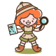 Explorers - Explorer Girl Logo - GraphicRiver Item for Sale