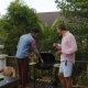 Two Man Taking Food From Barbecue - VideoHive Item for Sale