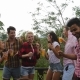 Young People Dancing Cooking Barbecue Friends Group Cheerful Gathering On Summer Terrace Having - VideoHive Item for Sale