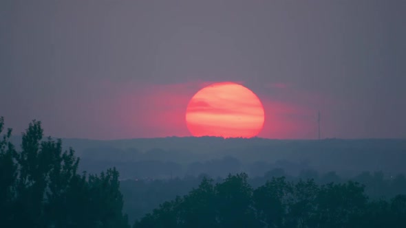 Sunset in the Green City