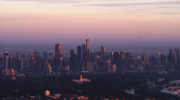 Melbourne City Sunrise