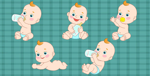 Cartoon Baby Animation Pack 1 alt