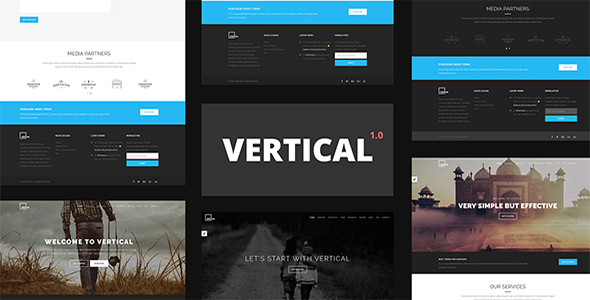 Vertical - One Page Multipurpose HTML5 Template