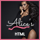 Alice's | Lingerie Store HTML Template - ThemeForest Item for Sale