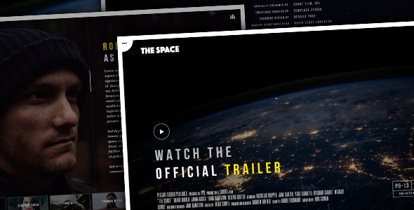 The Space – Single Film Campaign WordPress Theme
