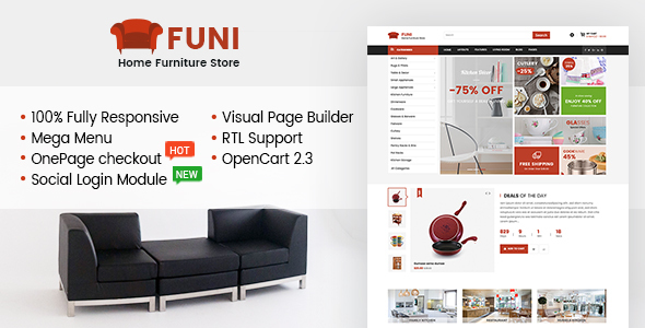 Funi - Drag & Drop eCommerce3 & 2.3 Theme