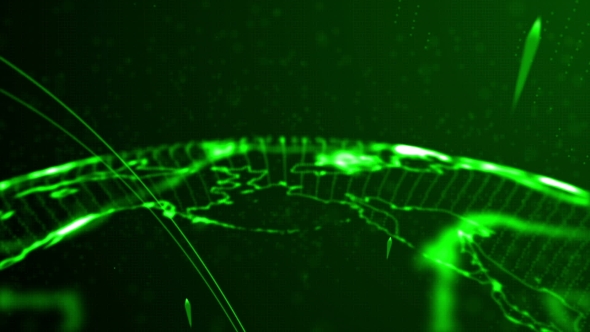 Abstract Green Planet alt