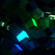 Blue And Green Cubic Chaos - VideoHive Item for Sale