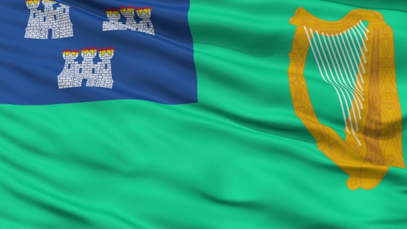 Dublin City  Waving Flag