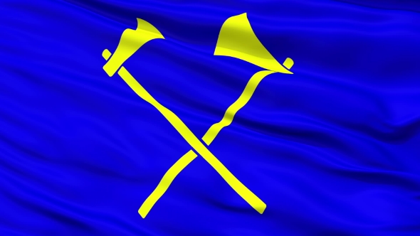 Saint Helier City  Waving Flag