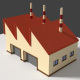 Low Poly Cartoon Factory 5 - 3DOcean Item for Sale