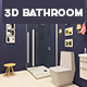 3D Bathroom Design 3 - 3DOcean Item for Sale
