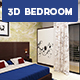 3D Bedroom Interior 2 - 3DOcean Item for Sale