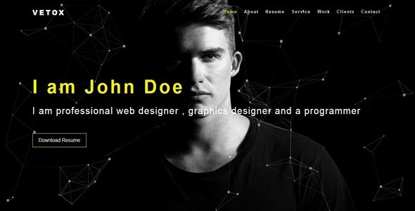 Vetox-Personal / Portfolio Responsive HTML5 Template