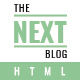 The Next Blog - Bloging HTML Template - ThemeForest Item for Sale