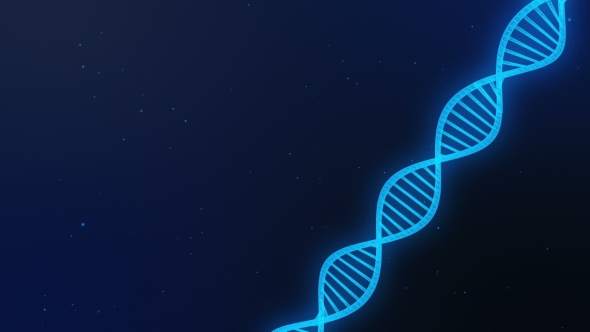 Blue DNA Strand alt