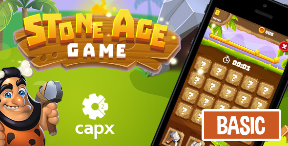 Stone Age HTML5 Game [ BASIC ] + Capx