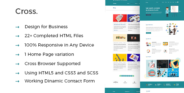 Cross - Business and Consultation HTML5 Template