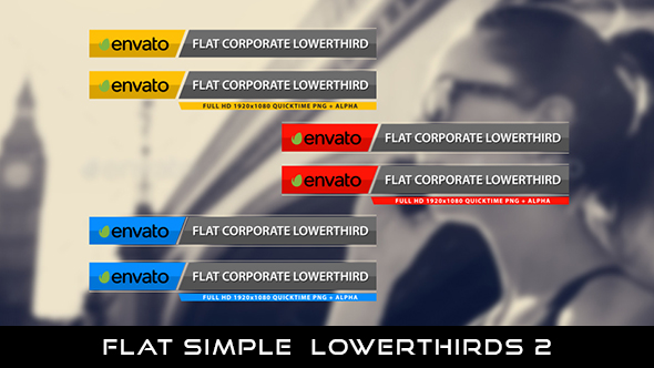 Flat Corporate Lowerthird 2