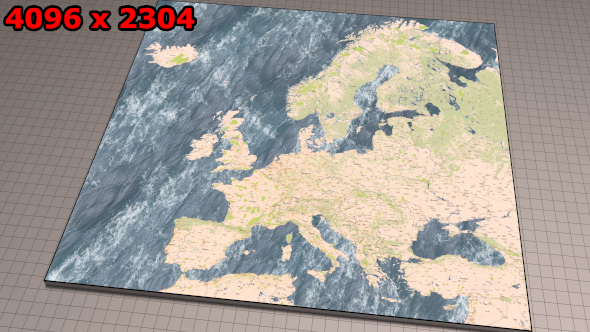 EU Europe Map With Borders