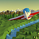 Low Poly Landscape With Airplane - VideoHive Item for Sale