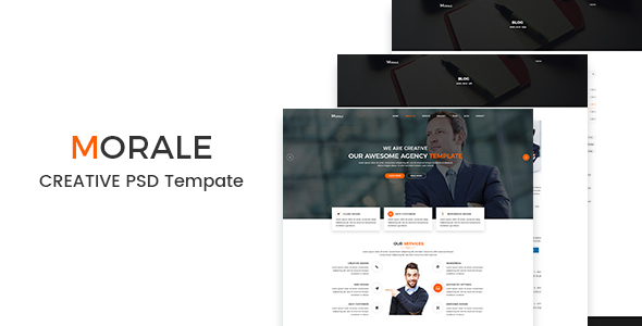 Morale – Creative PSD Template – 0 Sold!