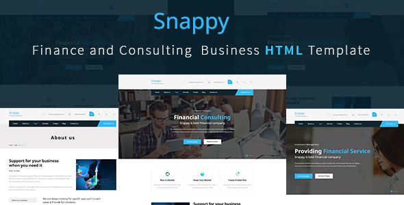 Snappy - Business Consulting & Finance Template