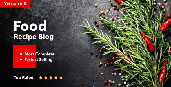Neptune – Theme for Food Recipe Bloggers & Chefs