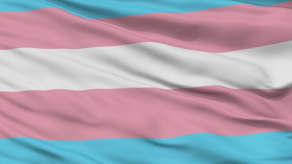 Transgender Pride  Waving Flag