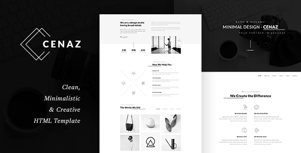 CEZAN - Minimal HTML Template