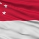 Waving National Flag of Singapore - VideoHive Item for Sale