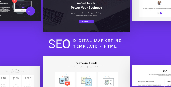 SEO - SEO & Digital Marketing Agency Template