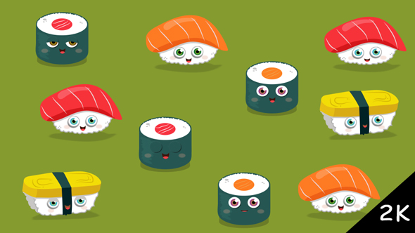 Cartoon Sushi Pack alt