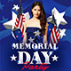 Memorial Day Party Flyer Template - GraphicRiver Item for Sale