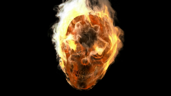 Burning Skull alt
