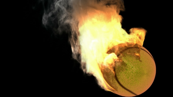 Burning Tennis Ball alt